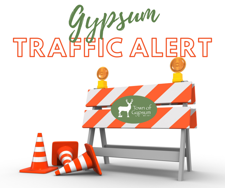 GYPSUM TRAFFIC ALERT IMAGE