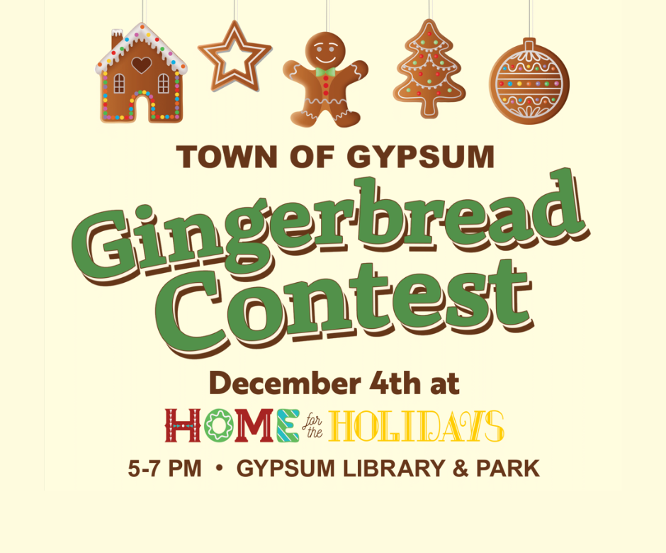 Gingerbread Contest at Home for the Holidays